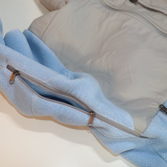 The North Face Denali Fleece Jacket in Baby Blue Grey XS - Picture 6 of 12